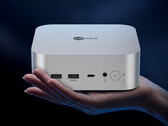 O Lecoo AI Mini Pro tem capacidade máxima de 32 GB de RAM. Na foto: uma imagem promocional mostrando o design do mini PC.