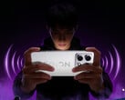 O Legion Y70 2026 será lançado na China em 19 de maio. Na foto: uma imagem promocional mostrando a opção de cor branca do telefone.
