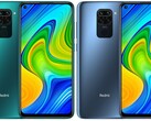 O Redmi Note 9 vem com uma configuração de quatro câmeras e uma bateria de 5.020 mAh. (Fonte da imagem: Xiaomi)