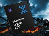 Espera-se que o Samsung Exynos 2200 ofereça tecnologia de traçado de raio em jogos suportados. (Fonte de imagem: Samsung - editado (Maquete do Exynos 2200))