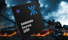 Espera-se que o Samsung Exynos 2200 ofereça tecnologia de traçado de raio em jogos suportados. (Fonte de imagem: Samsung - editado (Maquete do Exynos 2200))