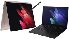 O Samsung Galaxy Book Pro 360 e Galaxy Book Pro poderia ser lançado em maio. (Fonte da imagem: Voice/EBlass - editado)