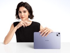 O tablet Tecno Megapad Pro oferece recursos alimentados por IA aos seus usuários. (Fonte da imagem: Tecno)