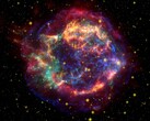 Uma imagem mostrando os remanescentes da supernova Cassiopeia A. (Fonte da imagem: WikiImages - Pixabay)