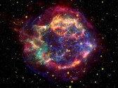 Uma imagem mostrando os remanescentes da supernova Cassiopeia A. (Fonte da imagem: WikiImages - Pixabay)