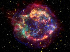Uma imagem mostrando os remanescentes da supernova Cassiopeia A. (Fonte da imagem: WikiImages - Pixabay)