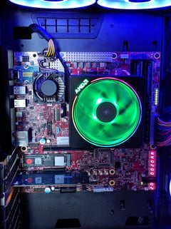 6C/12T AMD Ryzen 7000 sistema de teste executando o controlador Phison E26 PCIe Gen5 SSD. (Fonte de imagem: Hardware do Tom)
