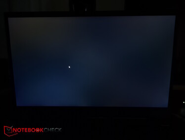 Apenas um pequeno sangramento na tela