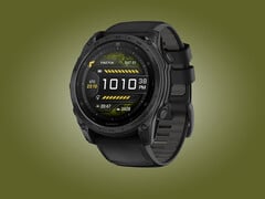 A Garmin está lançando mais uma atualização v22.xx para a série Fenix 8, incluindo o modelo derivado Tactix 8, este último ilustrado na foto.