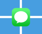 Appleo iMessage do iMessage está agora disponível no Windows... mais ou menos. (Imagem: logo Windows e logo iMessage)