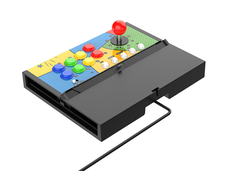 O Legion Y700 Arcade Dock também pode ser usado sem os painéis laterais e frontais.