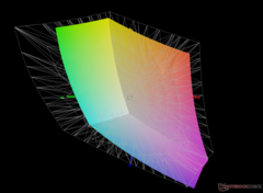 vs. Adobe RGB - 68,2% de cobertura