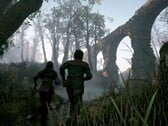 Uma imagem mostrando dois personagens de A Plague Tale: Innocence, agora com 90% de desconto no Steam.