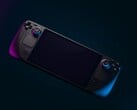 Um Steam Deck em um fundo gradiente preto e roxo (Fonte da imagem: Alexander Andrews via Unsplash; cortado)