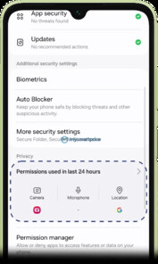 ...uma versão do One UI que sugere fortemente os recursos do Android 14...