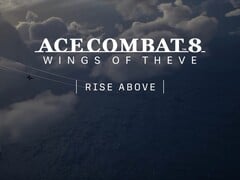 Banner de Ace Combat 8: Wings of Theve é exibido