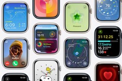 Apple só permite mostradores de relógio originais no watchOS, incluindo o watchOS 10. (Fonte da imagem: Apple)