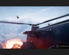 Captura de tela da filmagem do modo battle royale do Battlefield 6. (Fonte da imagem: temporyal on X)