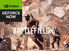 Banner do Battlefield 6 Nvidia GeForce Now (Fonte da imagem: EA, Nvidia com edições)