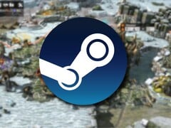 Uma imagem mostrando o logotipo do Steam e o jogo Endless Legend, atualmente com 75% de desconto.