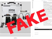 Loja falsa de produtos Zima