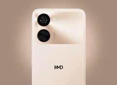 O HMD Vibe 2 apresenta um novo design com um módulo de câmera maior. (Fonte da imagem: HMD Global, via JB Hi-Fi)