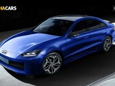 Um canal automotivo do YouTube lançou novas imagens de renderização do próximo sedan elétrico da Hyundai chamado Ioniq 6 (Imagem: GotchaCars)