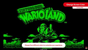 Para mudar a cor da tela, os usuários precisarão remover a tampa vermelha da lente do Nintendo Virtual Boy. (Fonte da imagem: Nintendo)