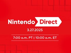 Banner do Nintendo Direct de 27 de março (Fonte da imagem: Nintendo of America)
