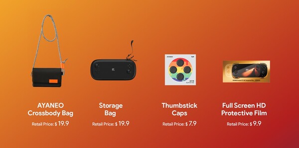 Os apoiadores do Pocket Fit Elite receberão um pacote de presente, além do cupom. (Fonte da imagem: Ayaneo)