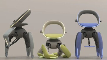 Cadeira autônoma de quatro pernas Walk Me da Toyota (Fonte da imagem: Toyota)