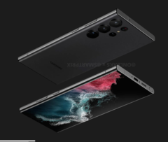 O Galaxy S23 Ultra é lançado com o próximo Snapdragon 8 Gen 2. (Fonte de imagem: @OnLeaks & Smartprix)