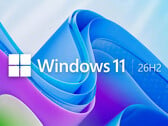Logótipo do Windows 11 26H2. A atualização traz várias melhorias de desempenho.