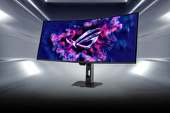 ROG Strix OLED XG34WCDMS. A Asus continua sendo a maior marca mundial de monitores OLED.