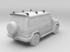 O próximo Mercedes G-Class EQ aparentemente permanece fiel ao visual quadradão do G-Class. (Fonte da imagem: Mercedes-Benz)