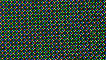 Matriz de subpixel sem função de exibição de privacidade