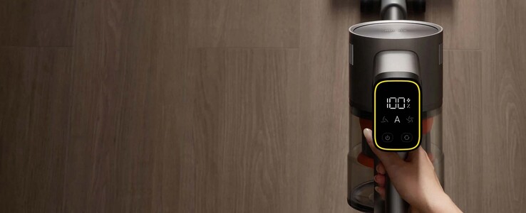 O Vaccum Cleaner G30 Max pode exibir o grau de sujeira