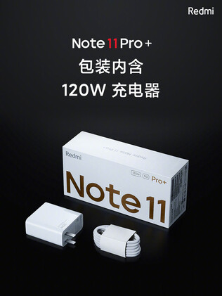 O Redmi Note 11 Pro Plus suporta 120 Wired charging. (Fonte da imagem: Xiaomi)
