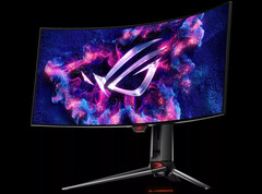 O ROG Swift OLED PG34WCDM é o primeiro monitor OLED de 34 polegadas e 240 Hz do mundo. (Fonte da imagem: ASUS)