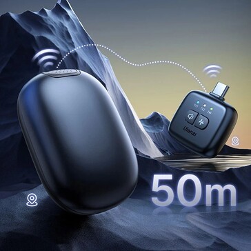 Os microfones Ulanzi A30 operam sem fio a até 50 metros do receptor durante vlogs ao ar livre. (Fonte da imagem: Ulanzi)