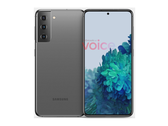 O Galaxy S21 pode ter vidro em apenas um lado. (Fonte: OnLeaks)