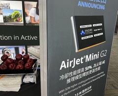 Frore Systems na Computex em Taipei. (Fonte da imagem: Andreas Sebayang/Notebookcheck.com)