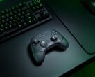 O controle sem fio para PC Razer Wolverine V3 Pro 8K mostrado na área de trabalho (Fonte da imagem: Razer PR)