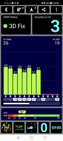 Teste de GPS ao ar livre