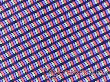 Faixa de subpixels crocantes com problemas mínimos de granulosidade