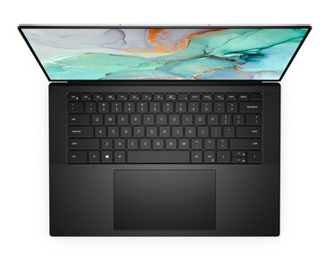 Dell XPS 15 9510 - Preto - Vista superior. (Fonte da imagem: Dell)