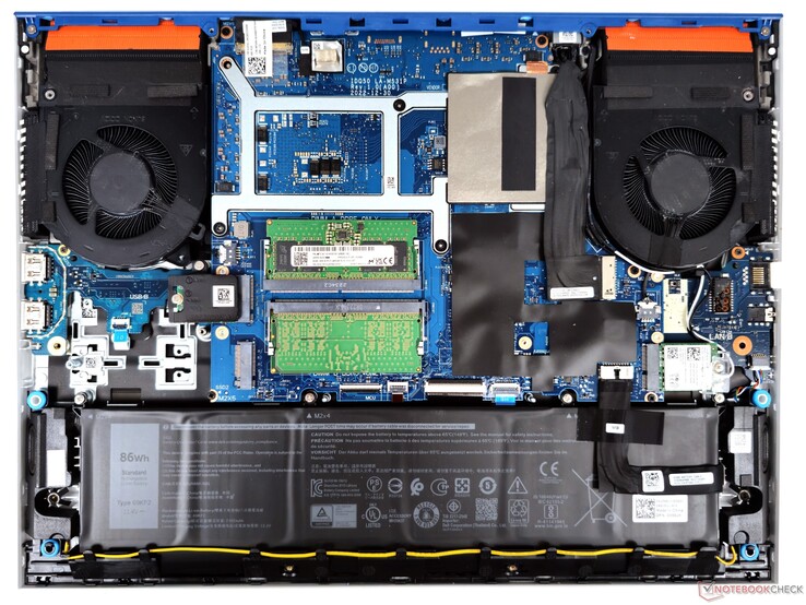 Dell G15 5530: Parte interna