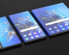 Um "Huawei rollable" render. (Fonte: LetsGoDigital) 