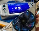 PS4 Portable V2 com ventilador GTX 750 na parte traseira.