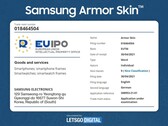 Uma das mais recentes aplicações de marca registrada da Samsung. (Fonte: EUIPO via LetsGoDigital)